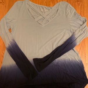 American Eagle Soft & Sexy Cross neck Long Sleeve
